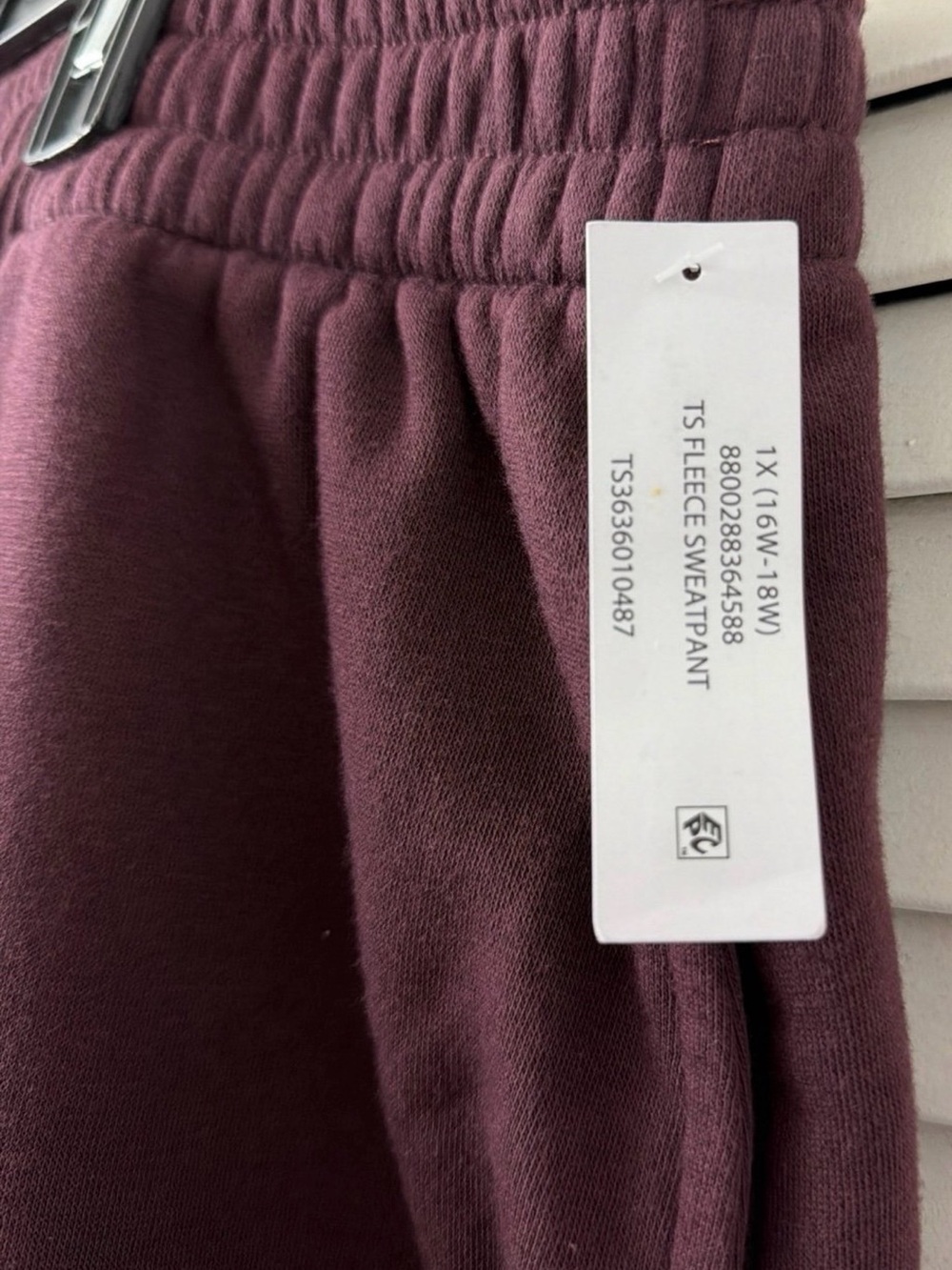 NWT Terra & Sky Sweat Pants (Size 1X)